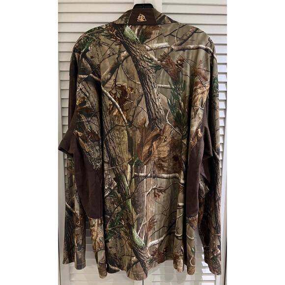 Rocky Men's Poly 1/4-Zip L/S Pullover 2XL Camouflage A+ - Picture 1 of 5